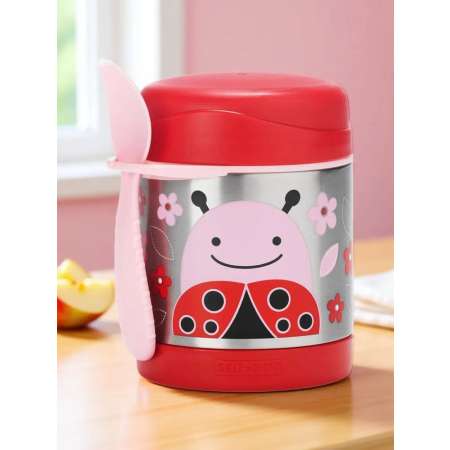 Термос Skip Hop со столовым прибором Божья коровка Ливи