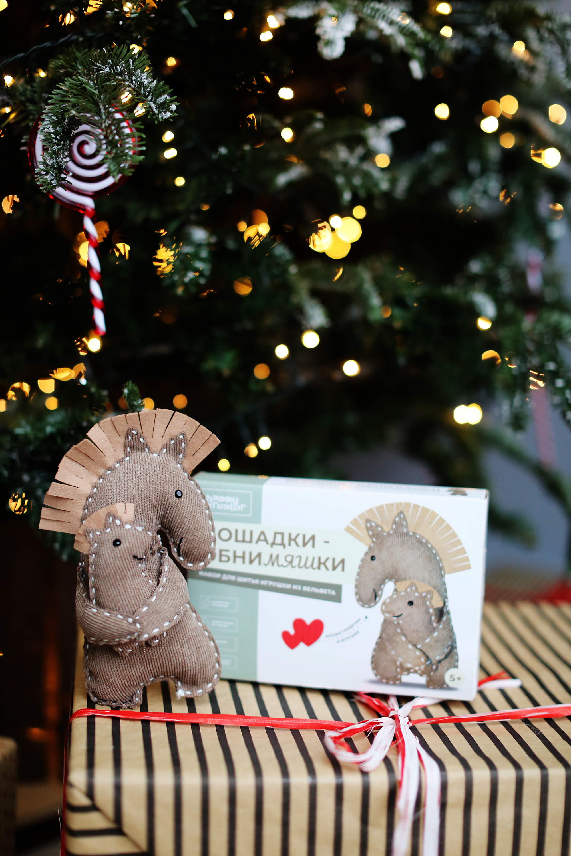 Набор для творчества HappyLine шитье Лошадки - обниМЯШки - фото 10