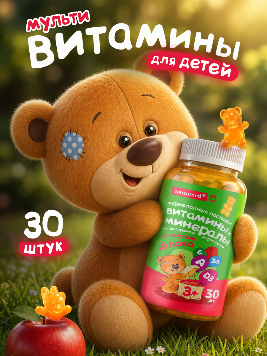 30 шт Consumed Витамины для детей - фото 1
