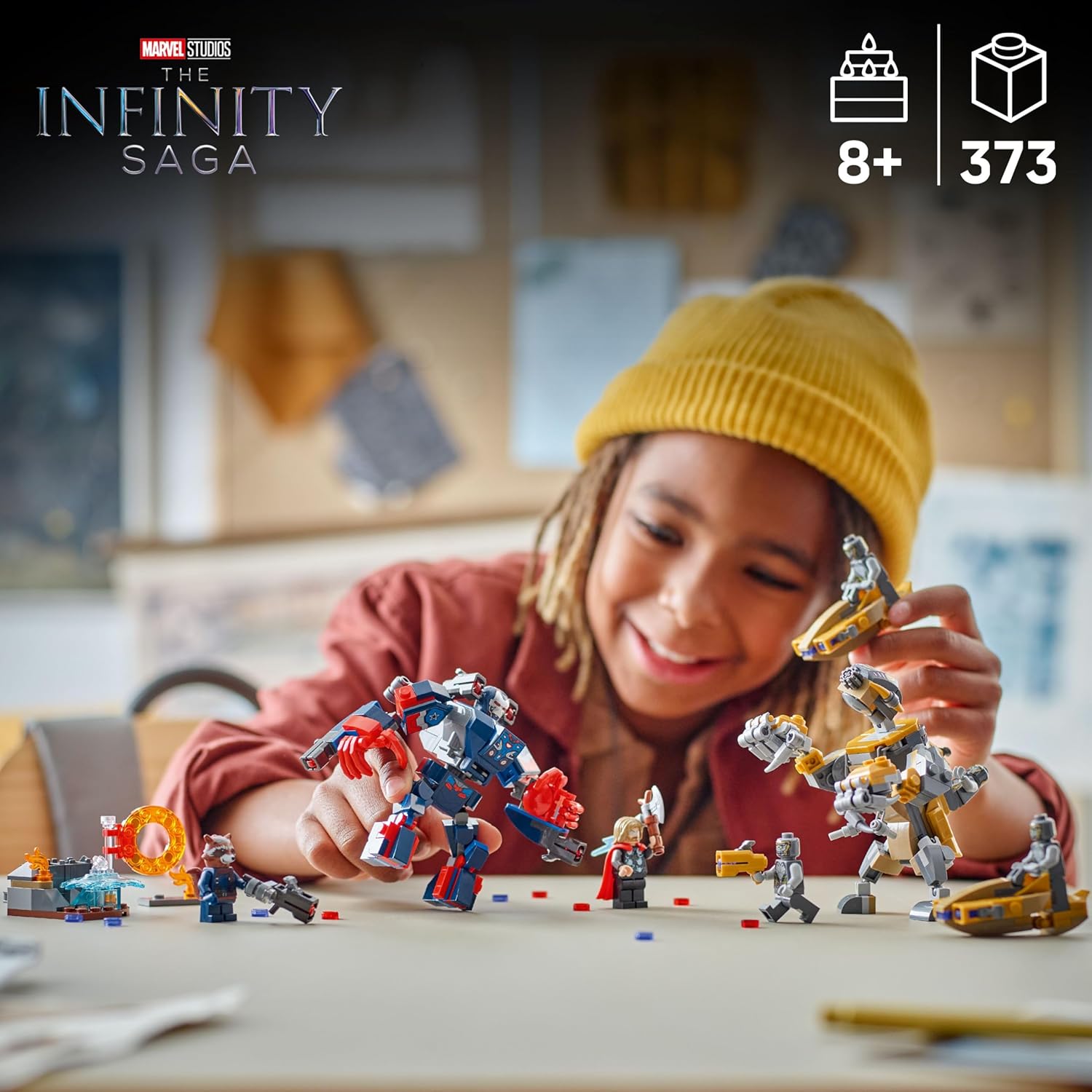 Конструктор LEGO Marvel Super Heroes Тор против Читаури 373 дет. - фото 5