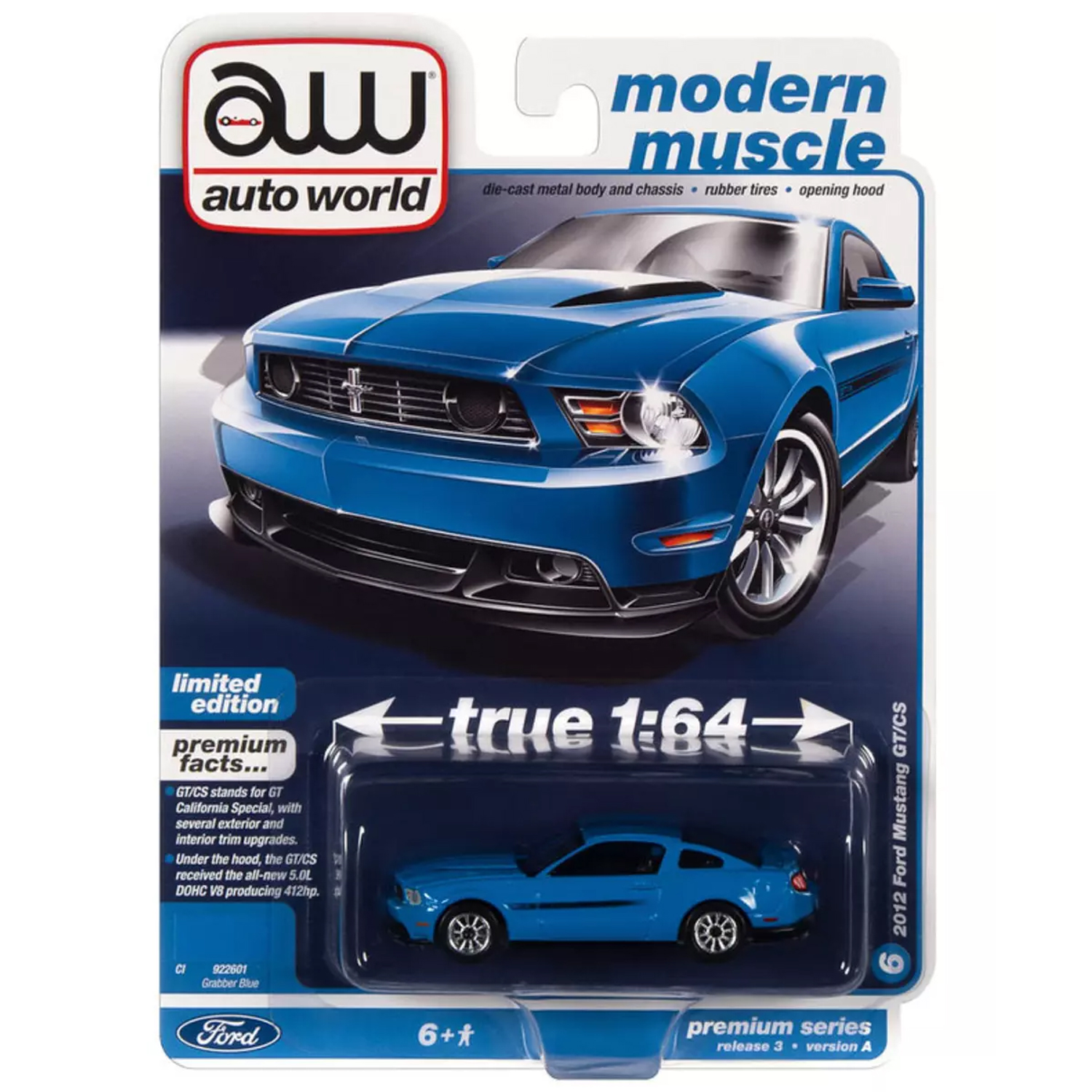 Автомобиль Johnny Lightning 1:64 AW64372-R3VA-N6 - фото 4