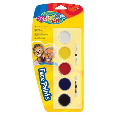 Аквагрим COLORINO краски 5 цв.