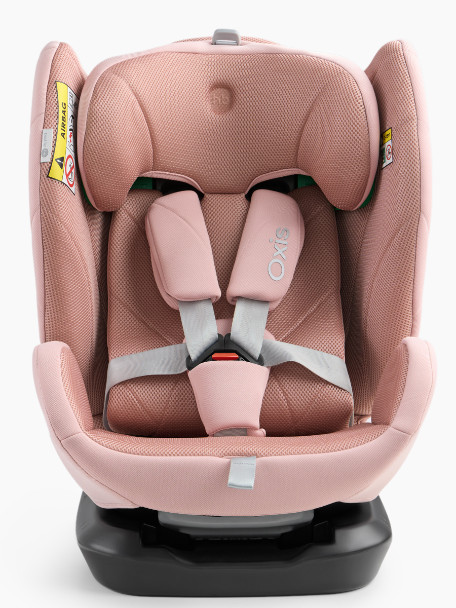 Автокресло Happy Baby Oxis 0+/1/2/3 (0-36 кг) розовый - фото 4