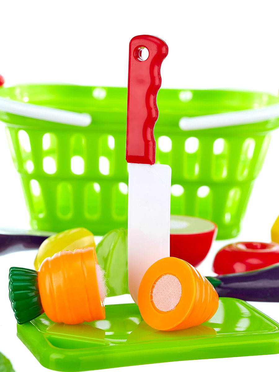 Игровой набор Donty-Tonty продукты, тележки и корзинки - фото 7