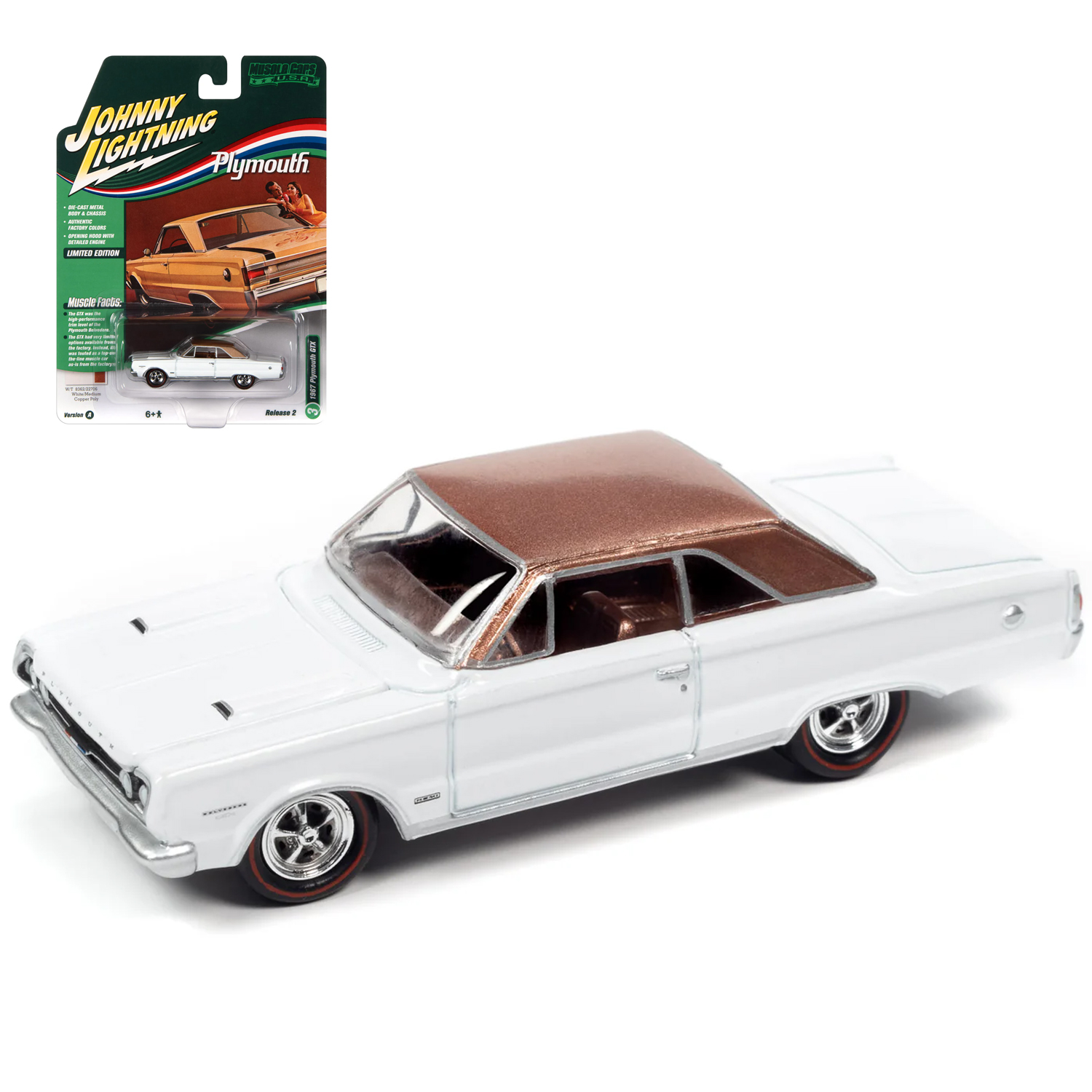 Автомобиль Johnny Lightning 1:64 JLMC030A-R2-N3 - фото 1