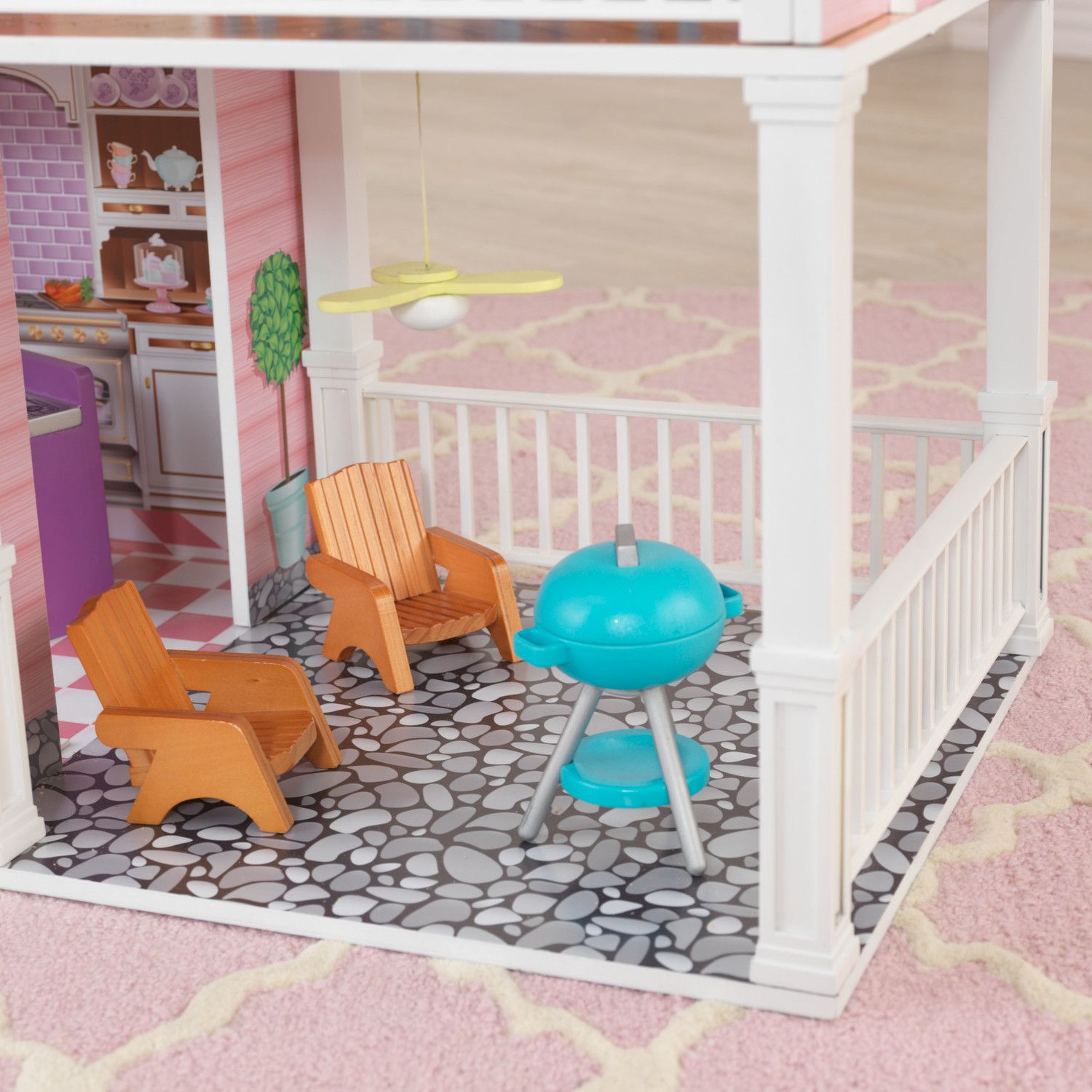 Домик для кукол KidKraft с мебелью 65242_KE - фото 8