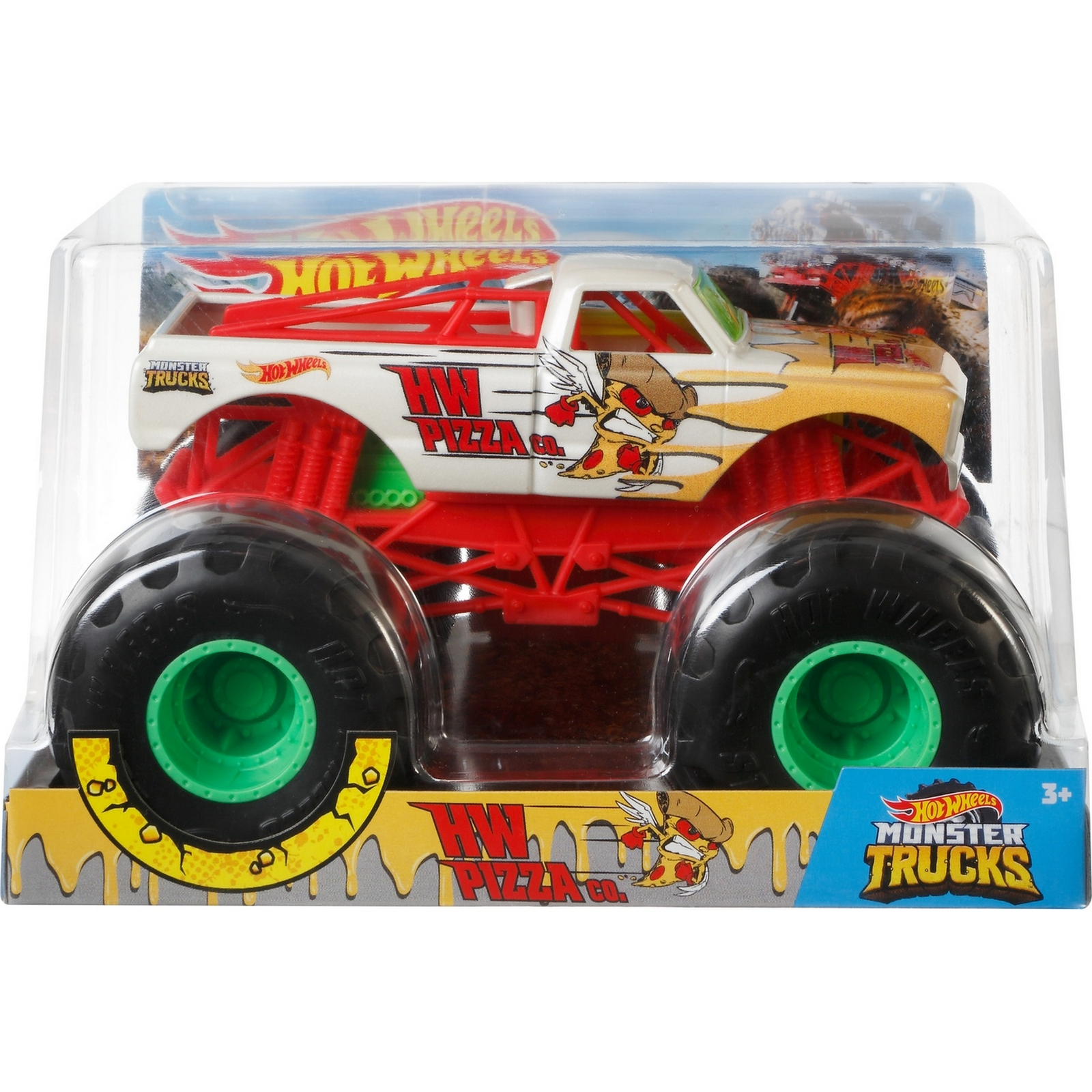 Автомобиль Hot Wheels Monster Tracks 1:24 FYJ83 - фото 2