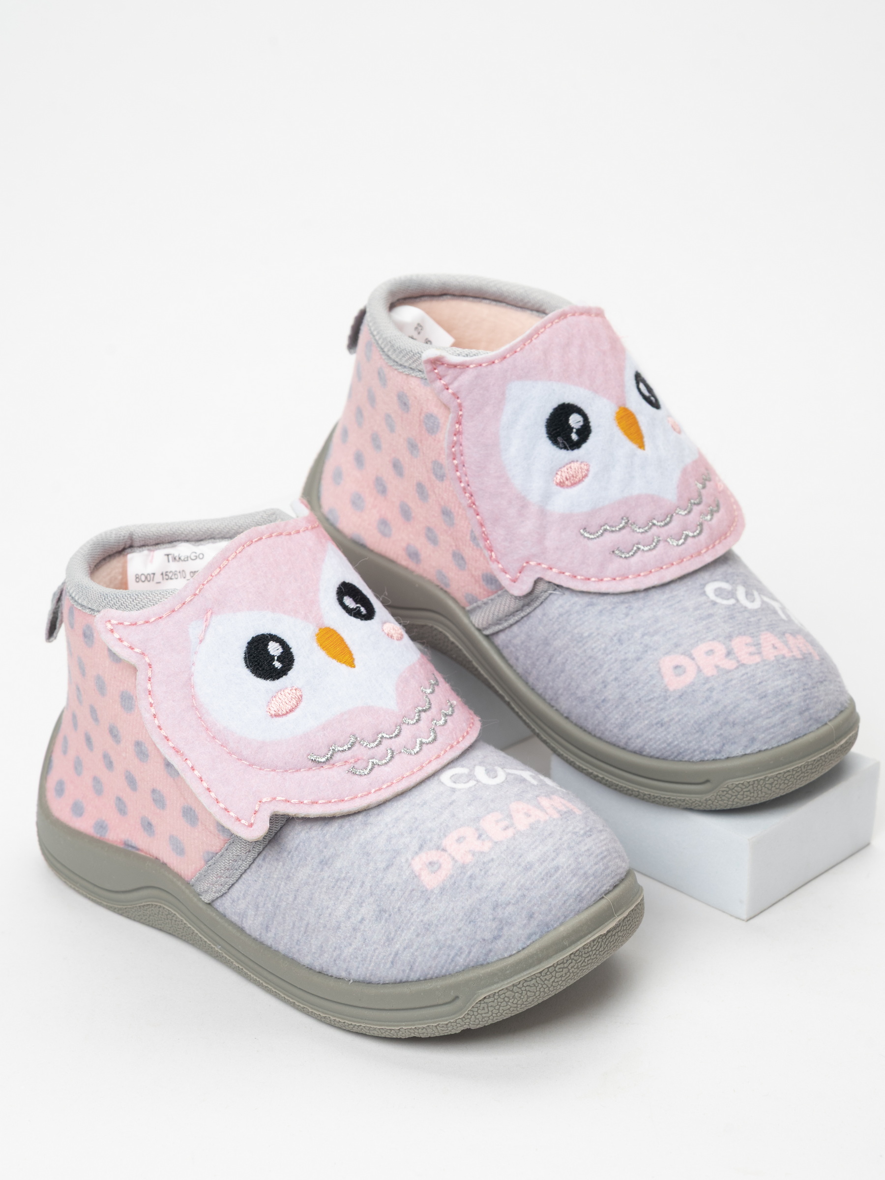 Тапочки TikkaGo 8O07_152610_pink-grey - фото 2