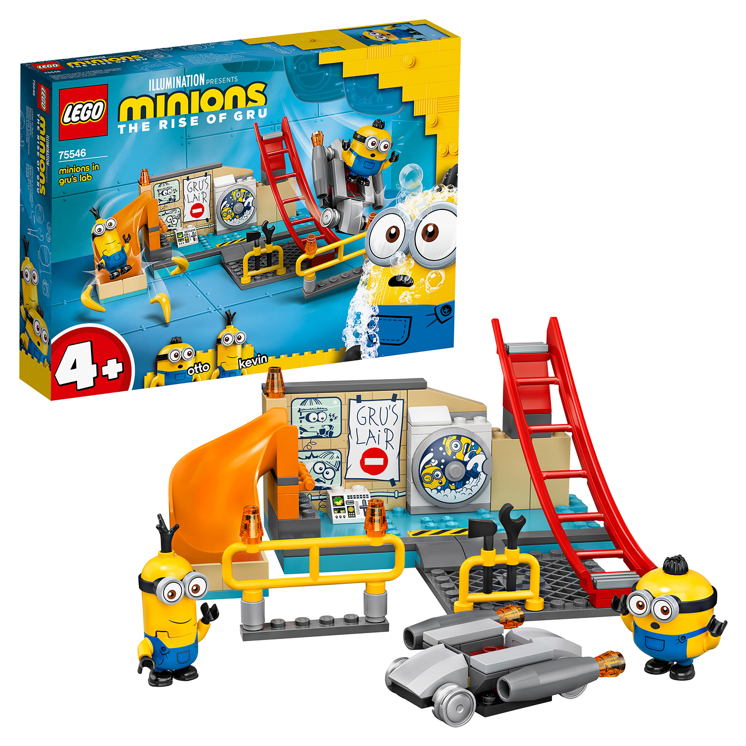 Конструктор LEGO Minions Миньоны в лаборатории Грю - фото 1