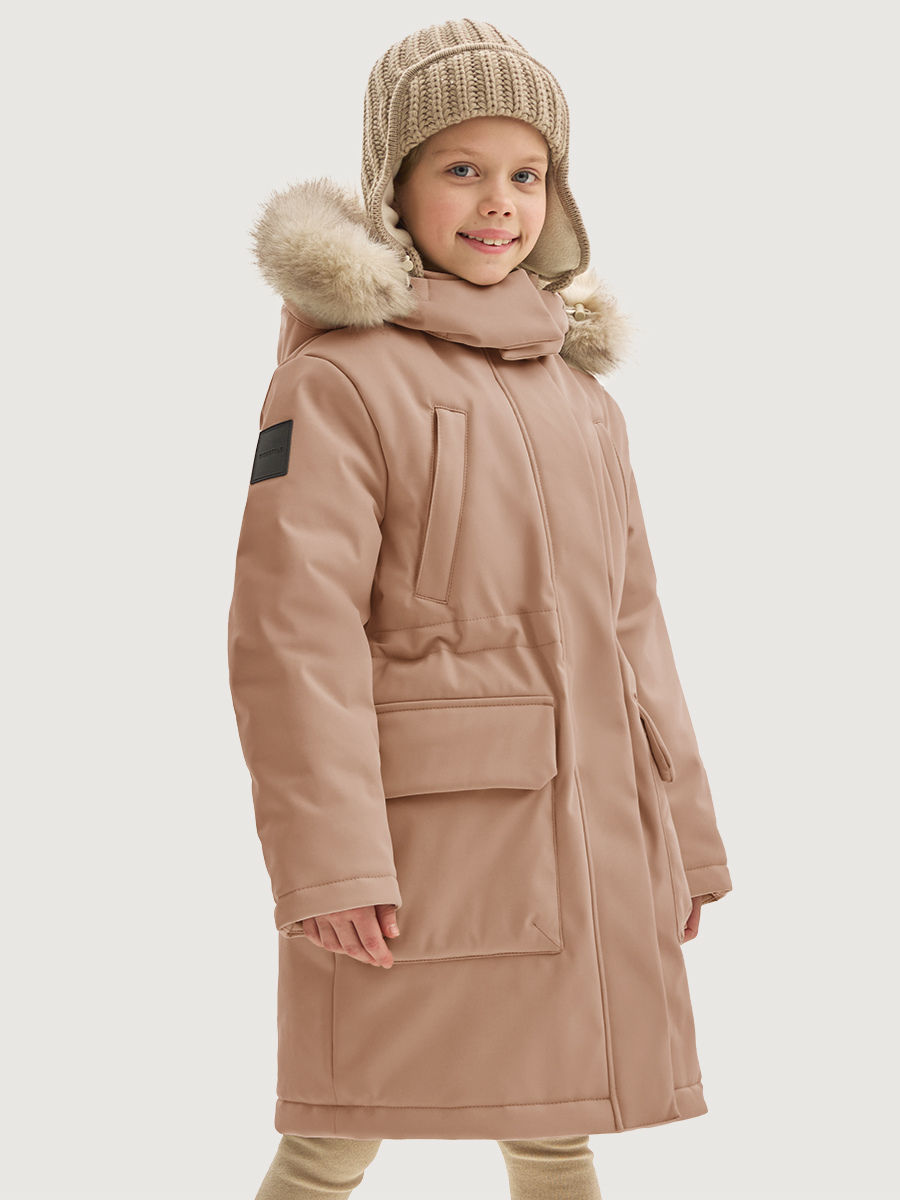 Парка NIKASTYLE 5з8025 какао - фото 1