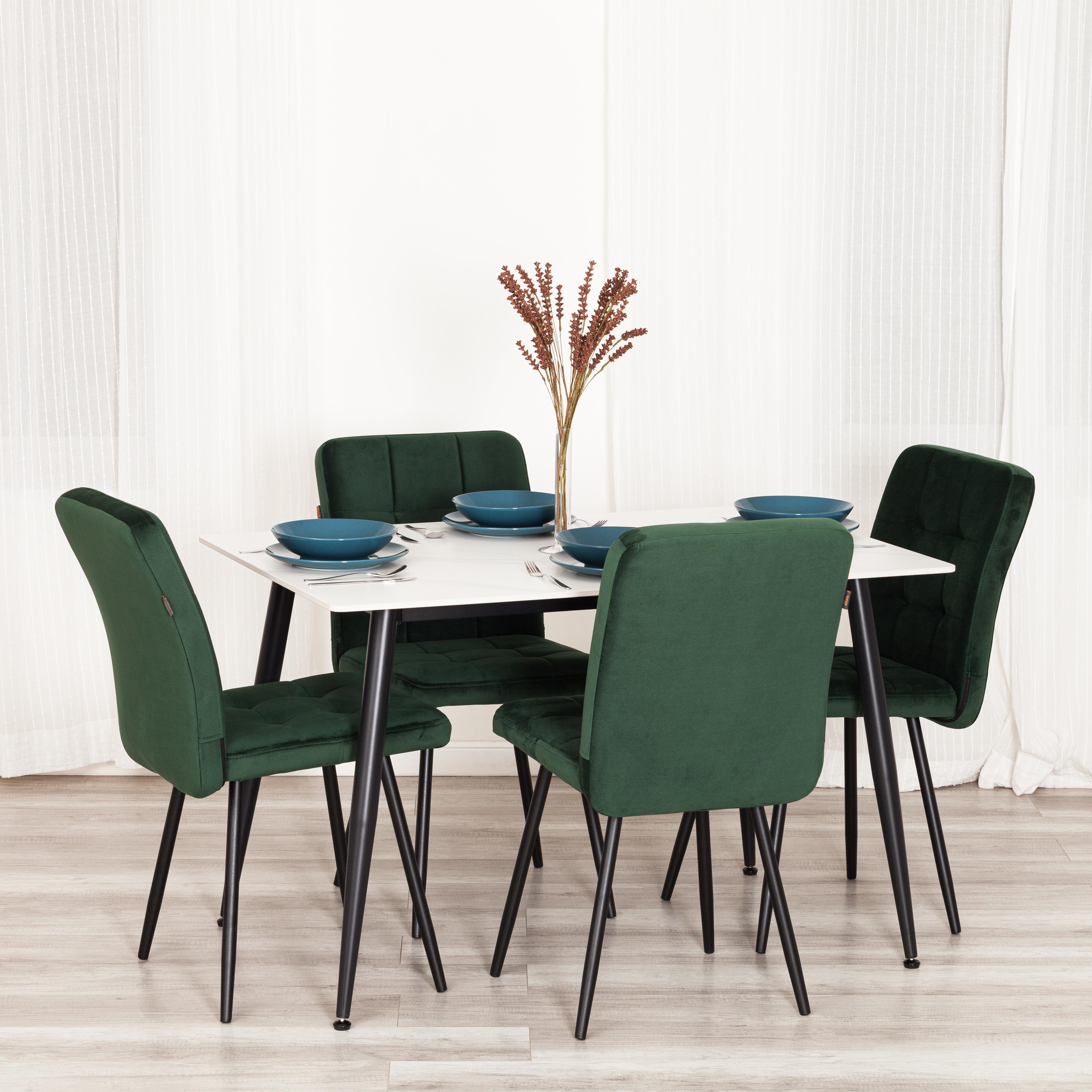 Стул TETCHAIR Medeo LT велюр, изумруд 2 шт. - фото 11