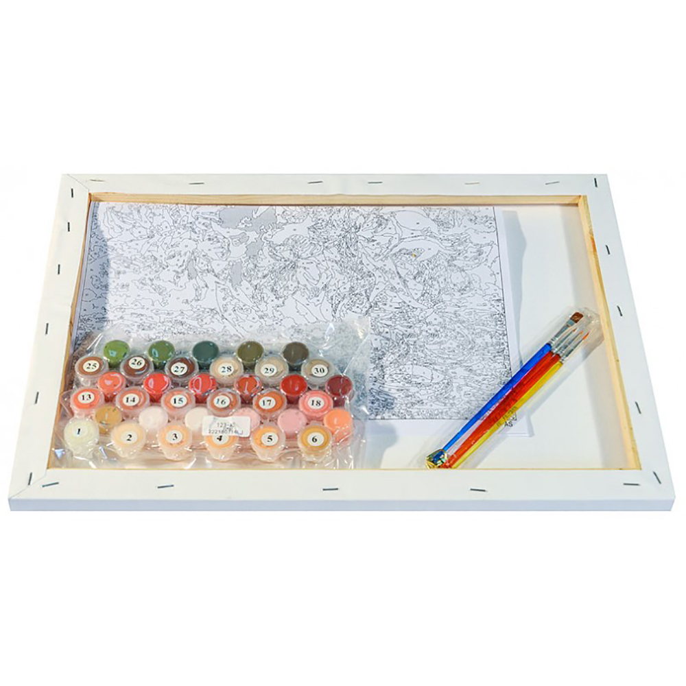 Картина по номерам Белоснежка Бушующая стихия - фото 4