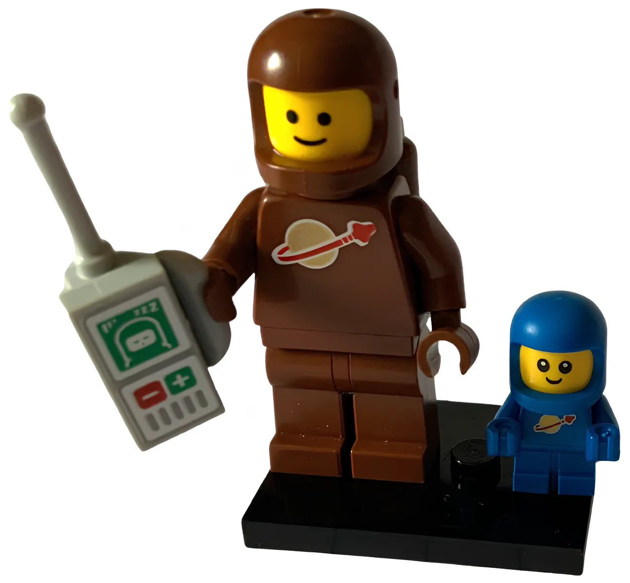 Фигурка LEGO Brown Astronaut col24-3 - фото 1