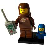 Фигурка LEGO Brown Astronaut col24-3