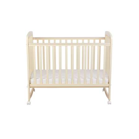 Детская кроватка Polini kids прямоугольная, без маятника (бежевый)