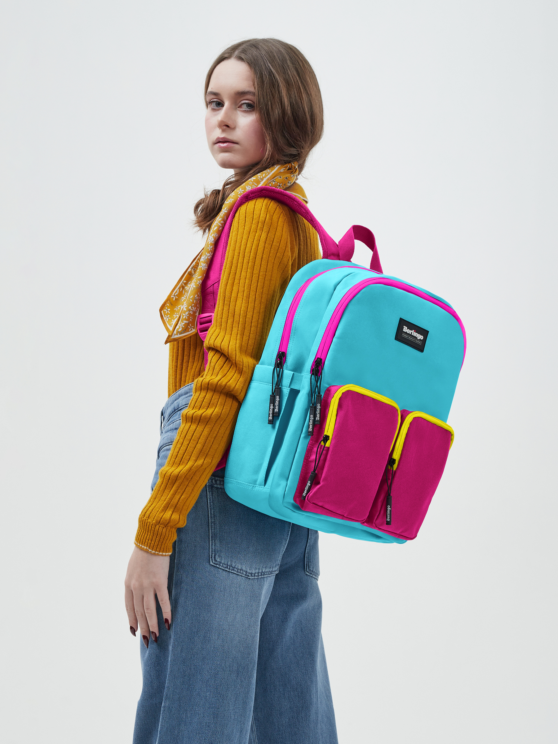 Рюкзак BERLINGO Blue fuxia - фото 11