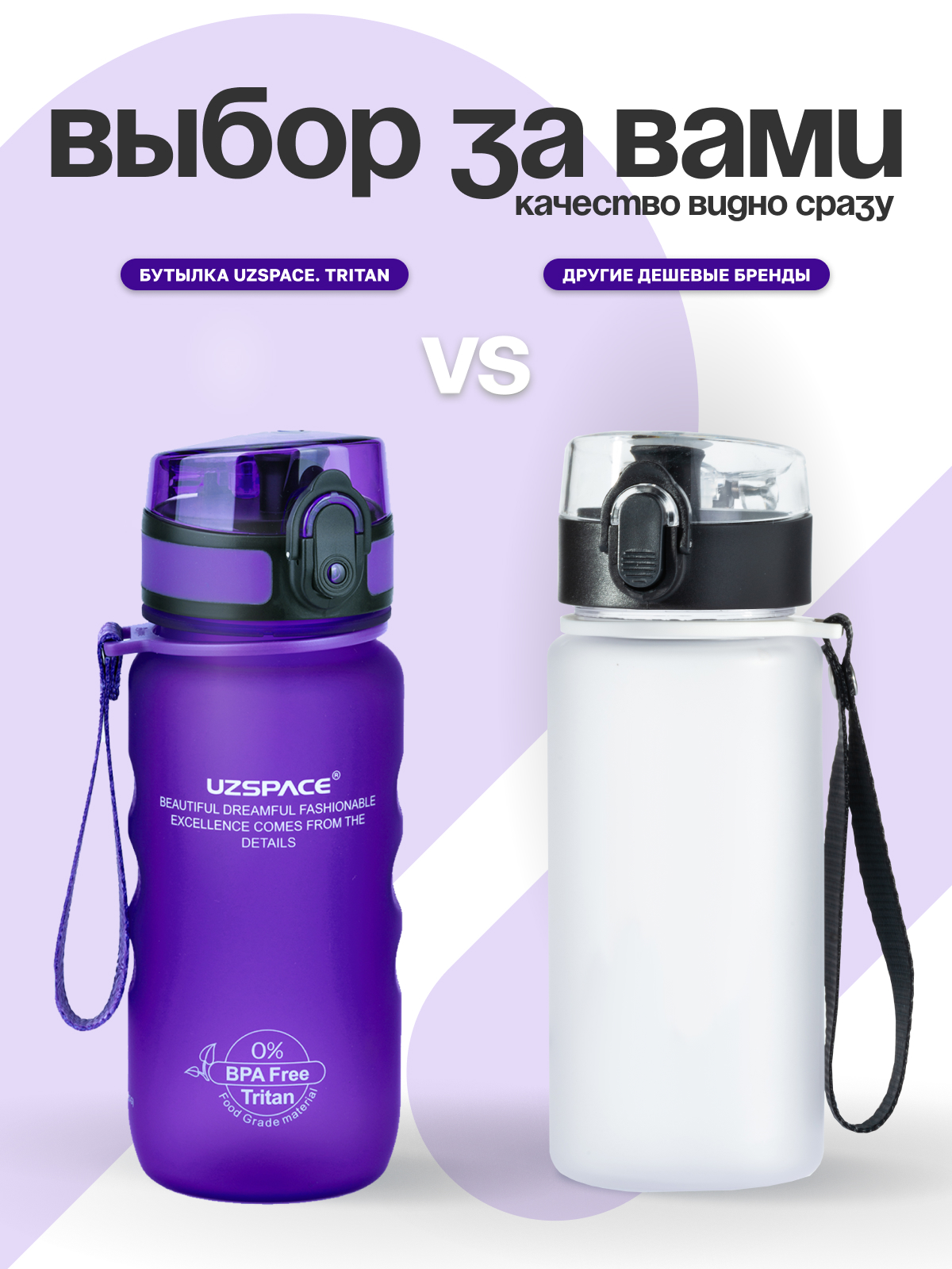 Бутылка UZSPACE 350 мл - фото 3