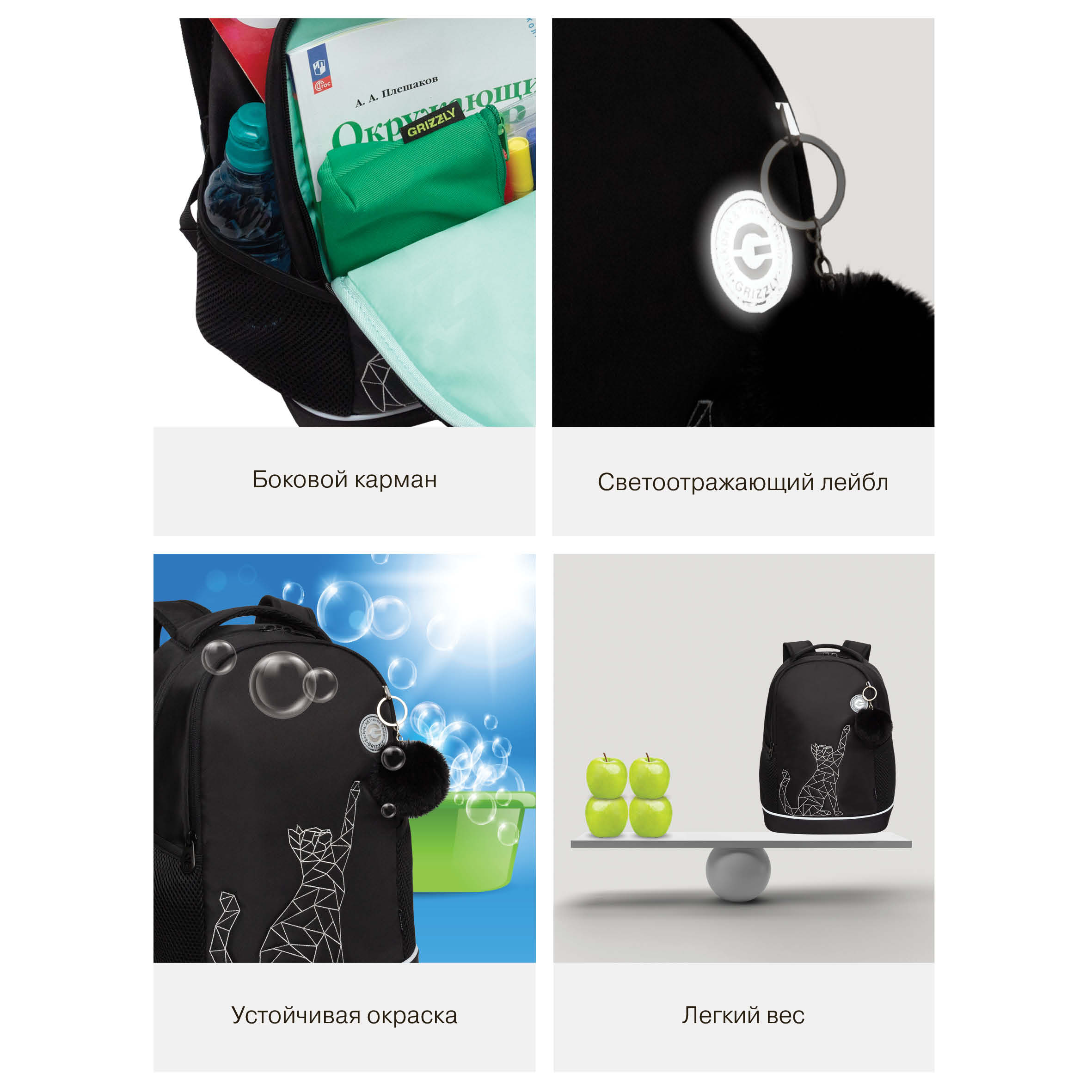 Рюкзак Grizzly для девочки - фото 10