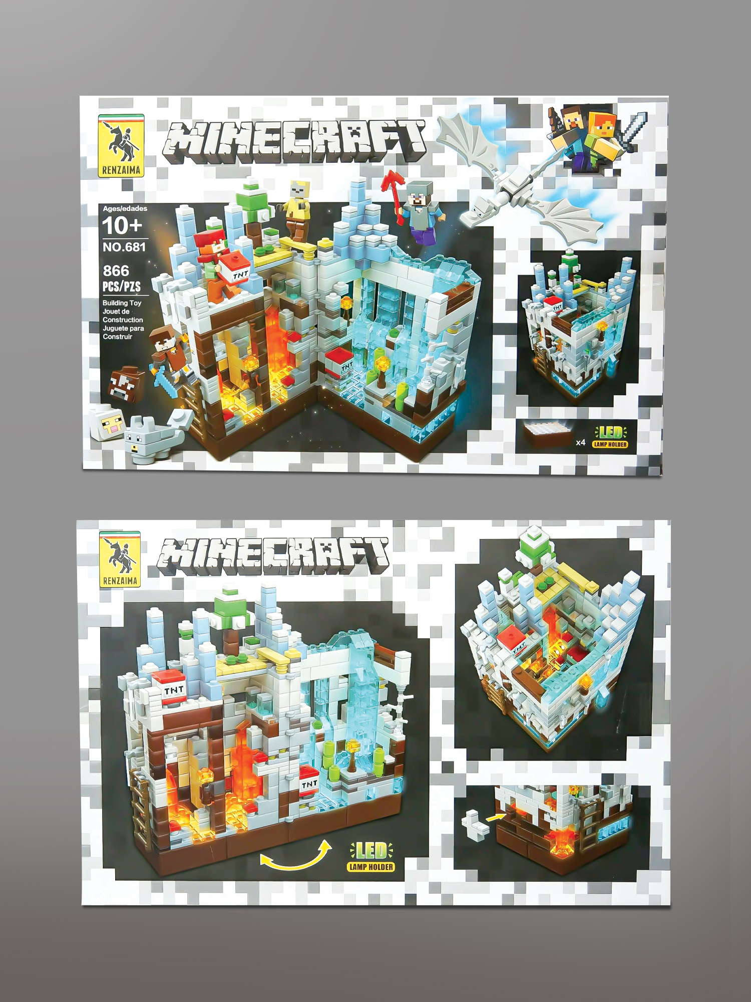 Конструктор Madliani Нападение на белую крепость 866 дет. - фото 4