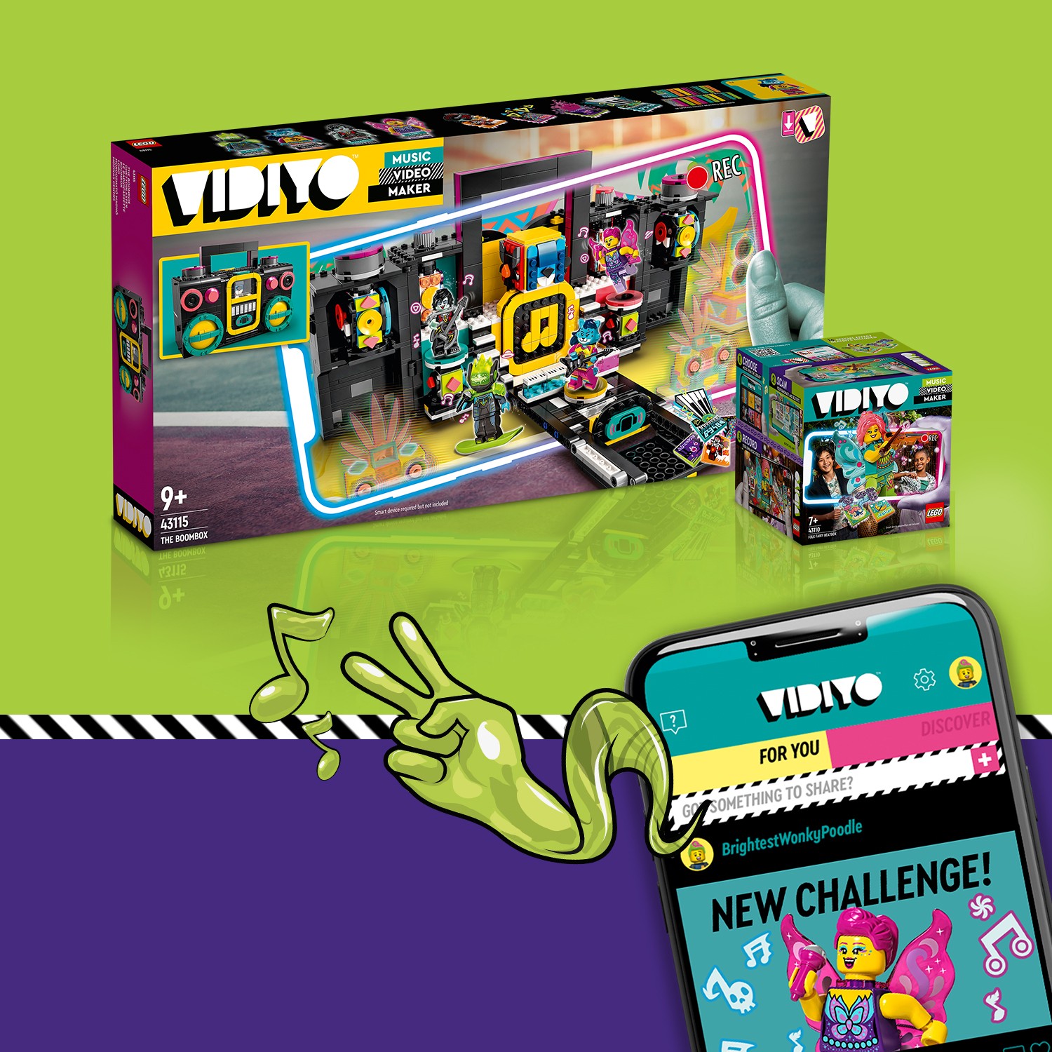 Конструктор LEGO VIDIYO Folk Fairy BeatBox 89 дет. - фото 5