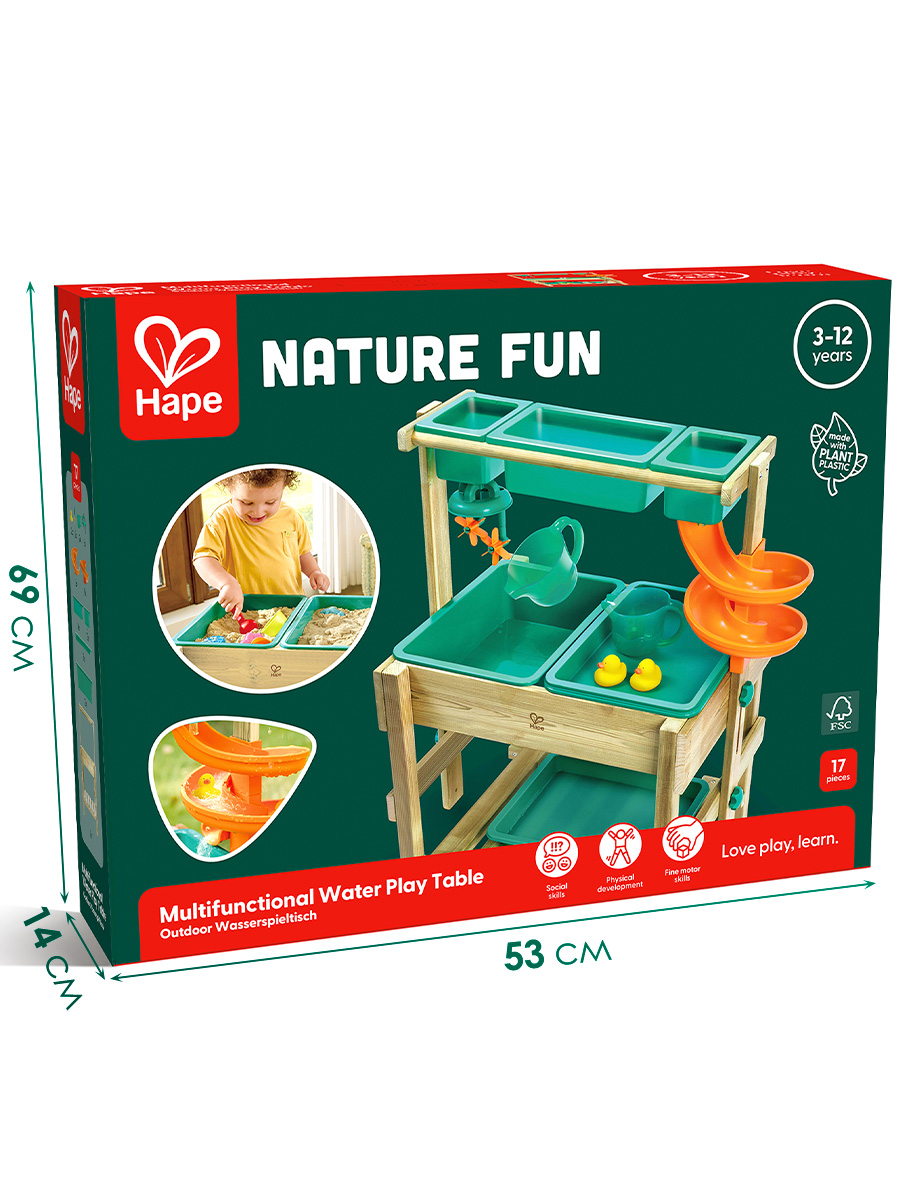 Стол многофункциональный Hape для песка и водных игр - фото 8