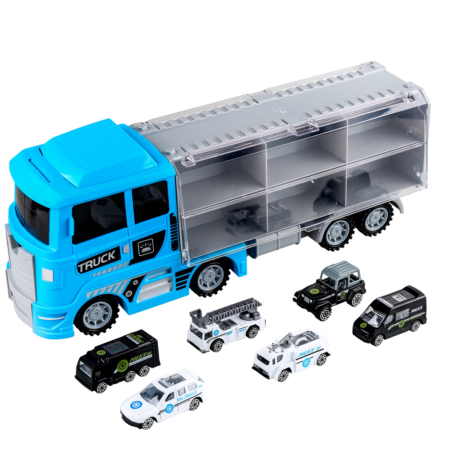 Игровой набор Handers Трейлер: полиция 669-17 - фото 2