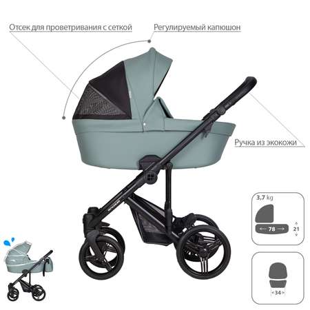 Коляска 2в1 Bebetto Magnum Light Pro