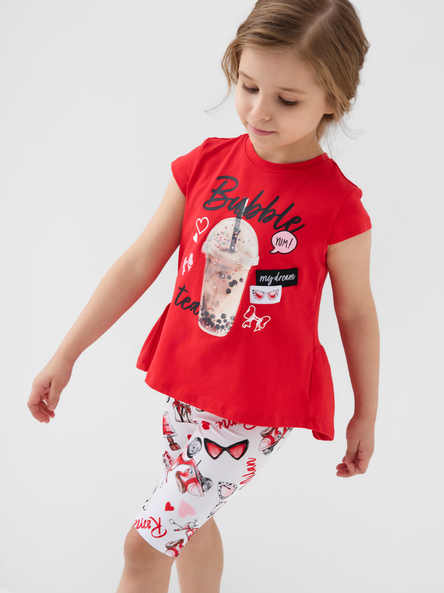 Футболка и леггинсы PlayToday 12622148 - фото 4