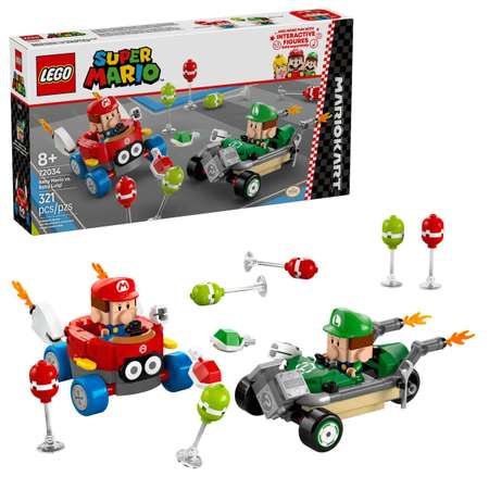 Конструктор LEGO Super Mario Марио против Малыша Луиджи блочный