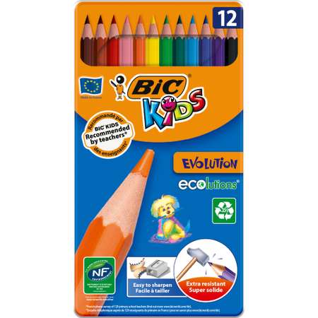 Карандаши цветные BIC Kids 12 шт.