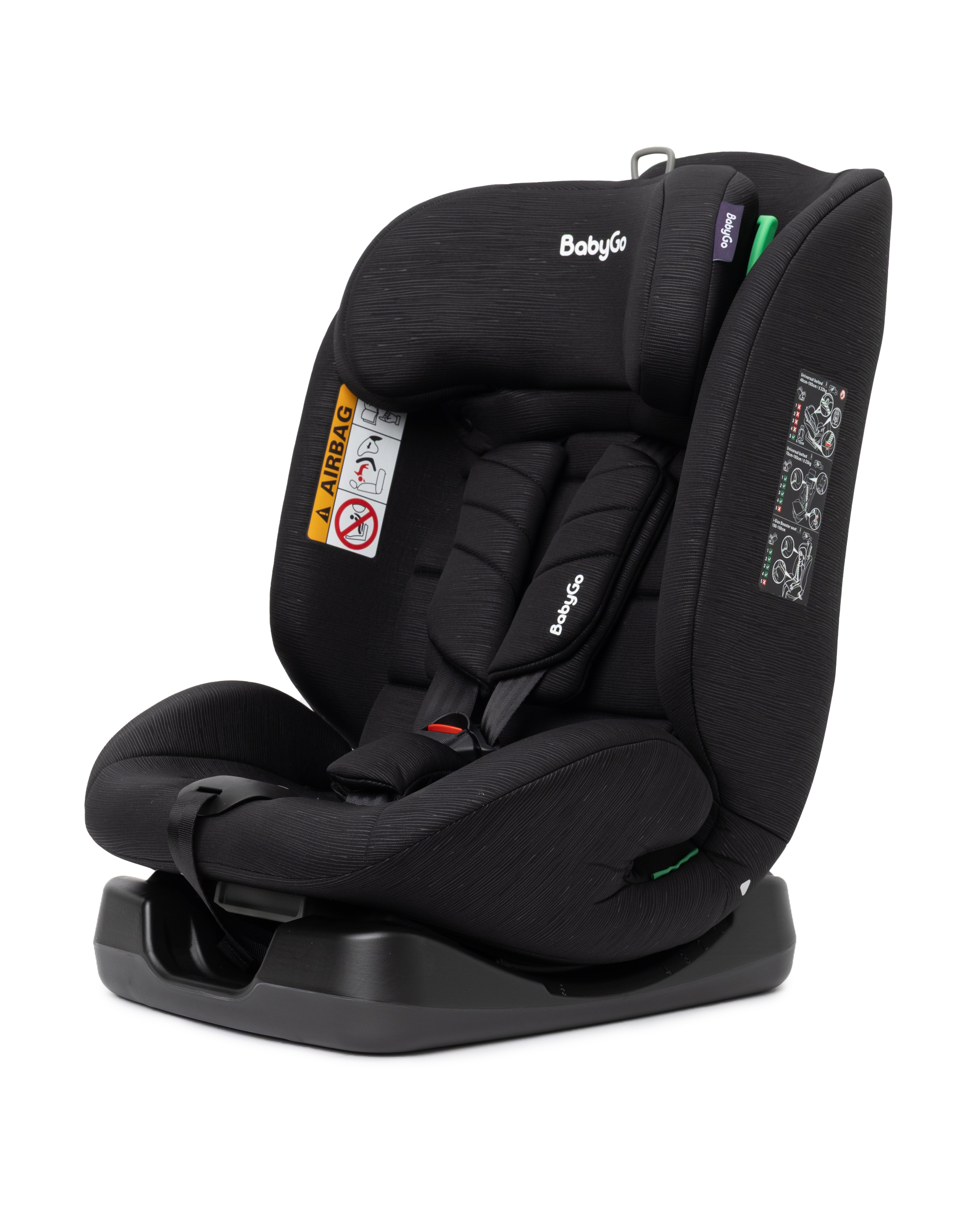 Автокресло BabyGo 4-Stage 0+/1/2/3 (0-36 кг) черный - фото 17