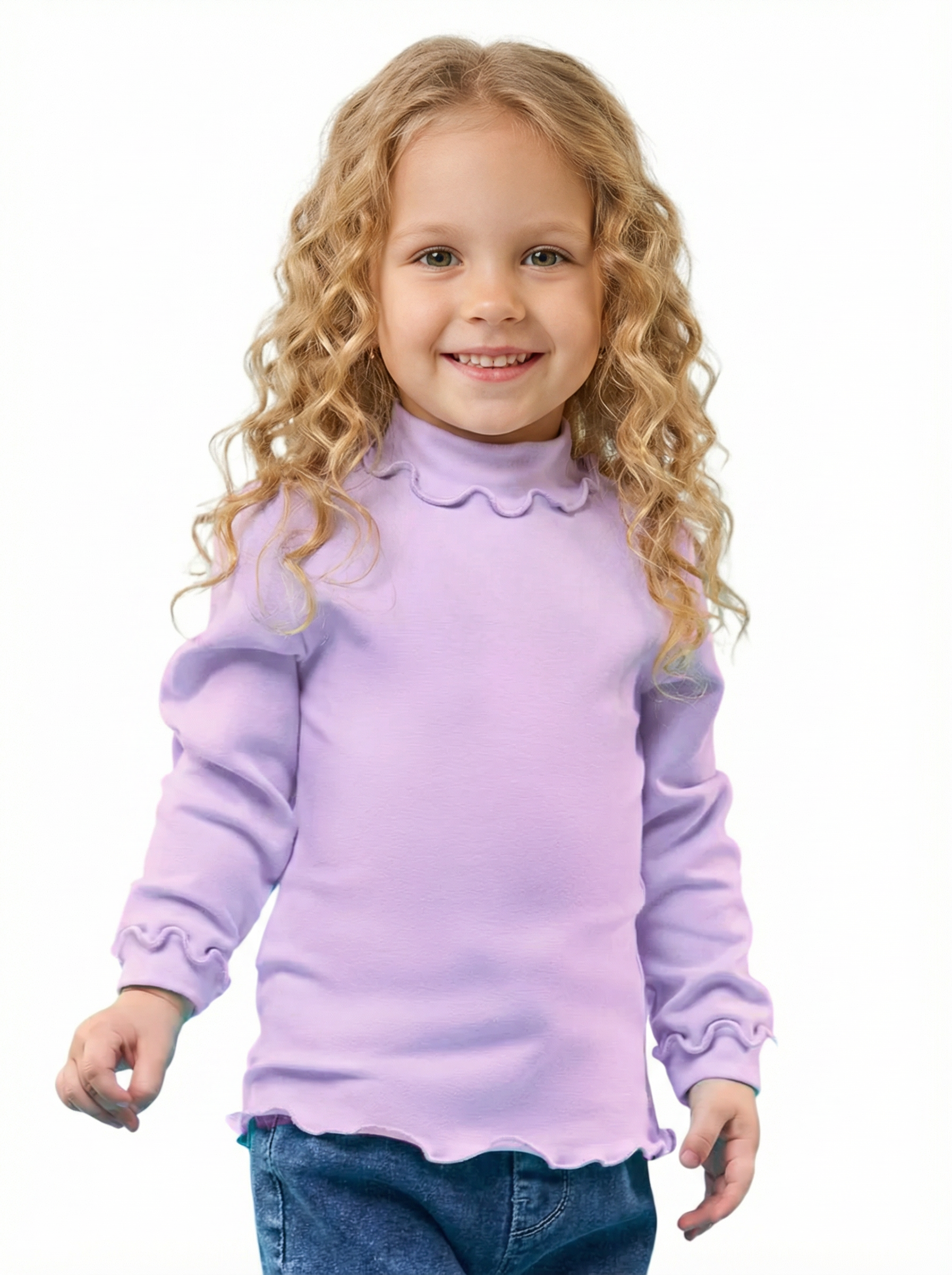 Водолазка TOTEMFOX 231Р1F/сиреневый - фото 1