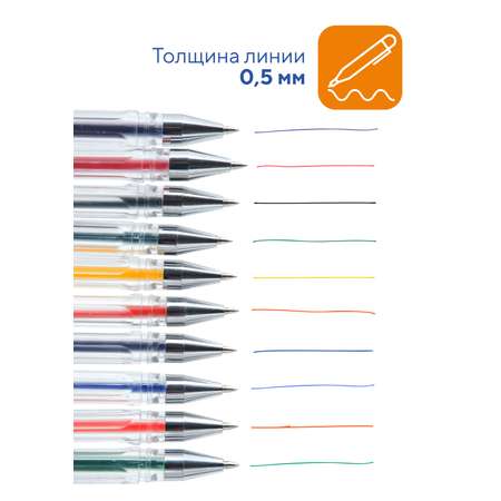 Ручка гелевая WORKMATE 10 шт.