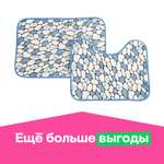 Набор ковриков ё для ванной и туалета 2шт С0221038