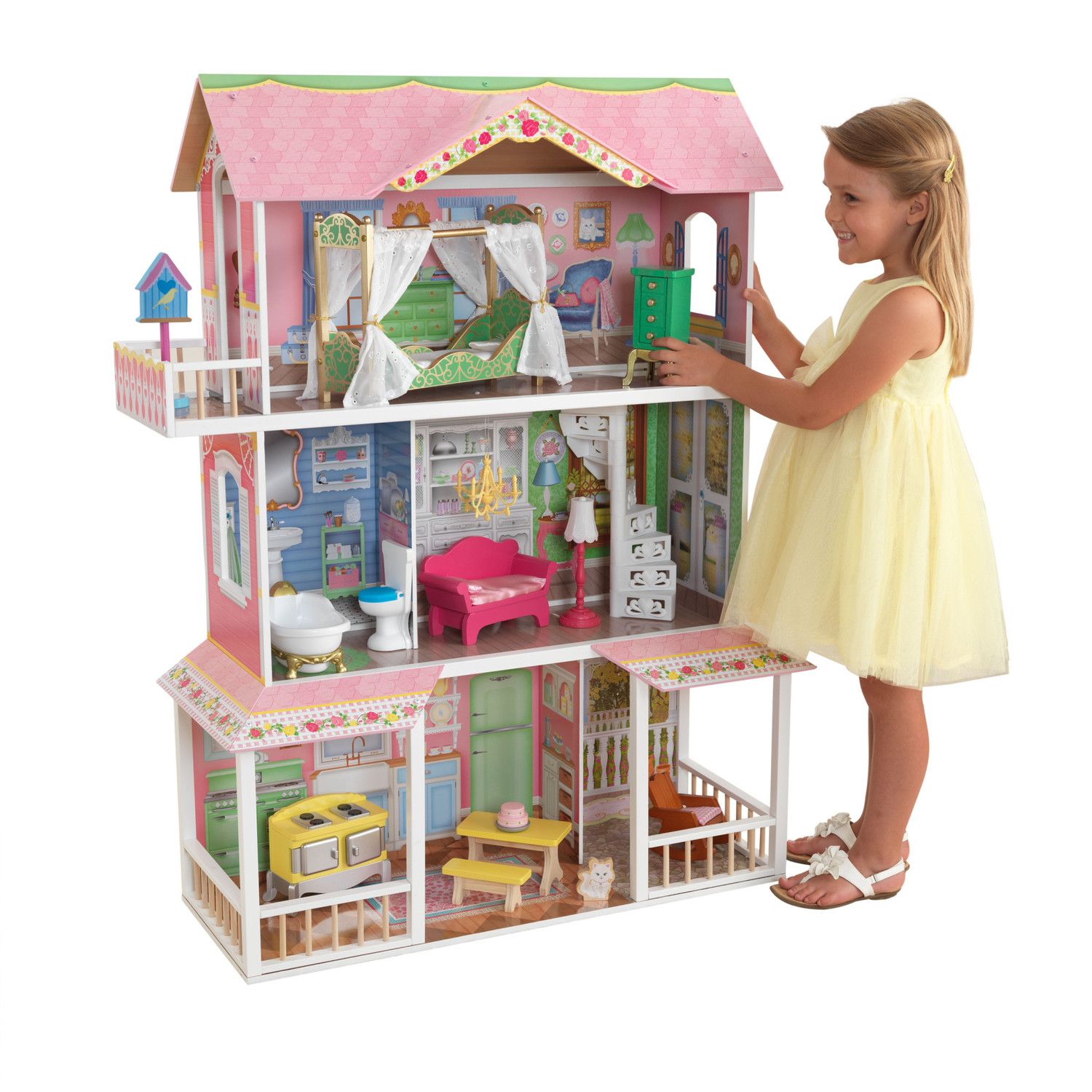 Домик для кукол KidKraft с мебелью 65851_KE - фото 9