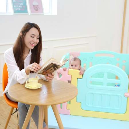 Манеж Ifam Marshmallow бирюзовый