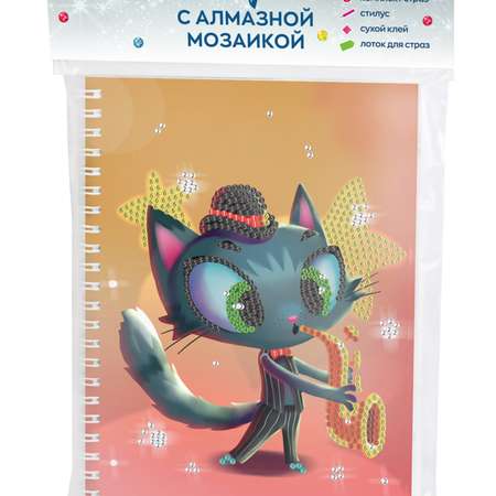 Алмазная мозаика Color Kit Кот-Трубач