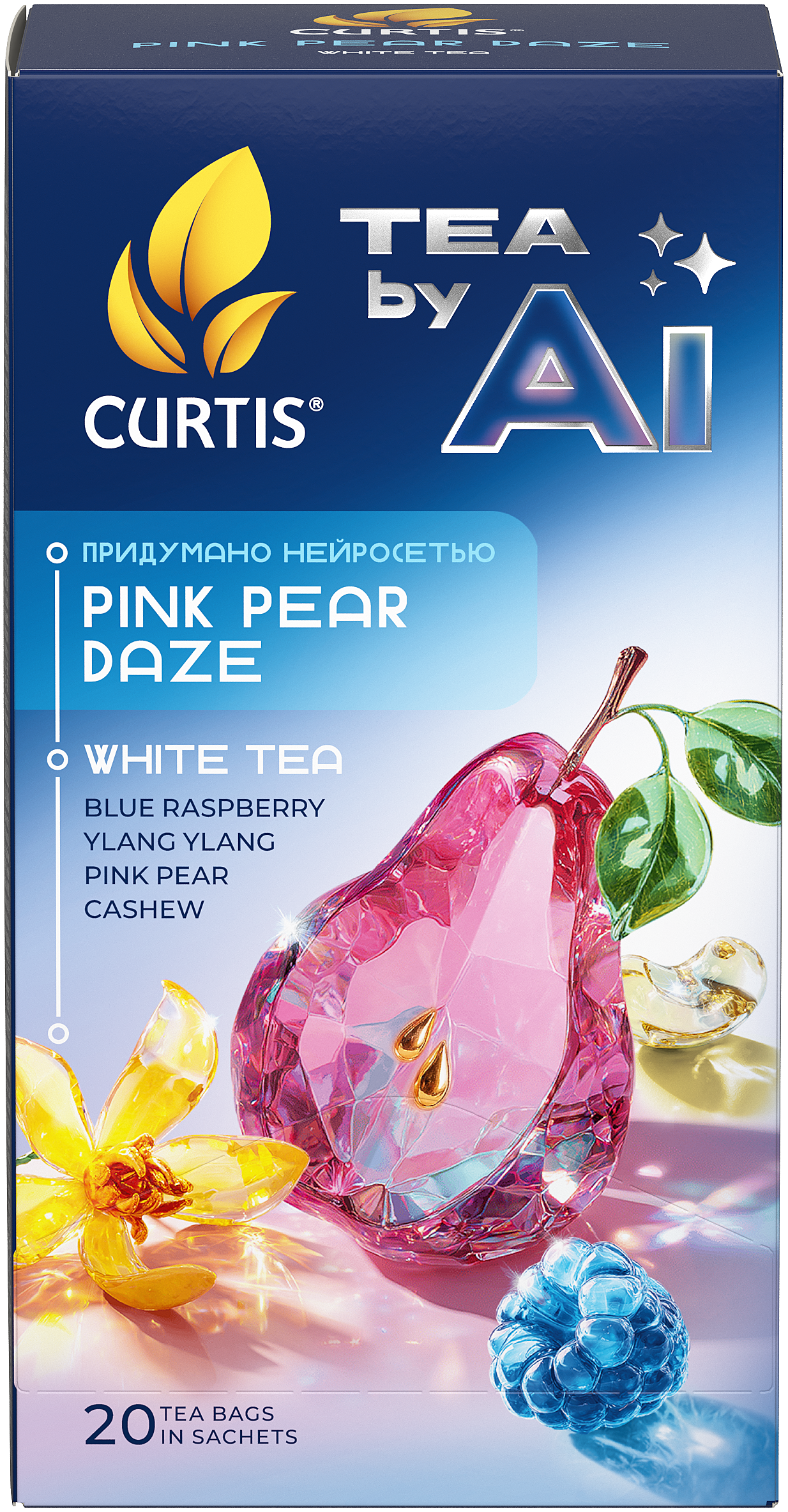 Чай в пакетиках Curtis Tea By Ai. Pink Pear Daze - фото 6
