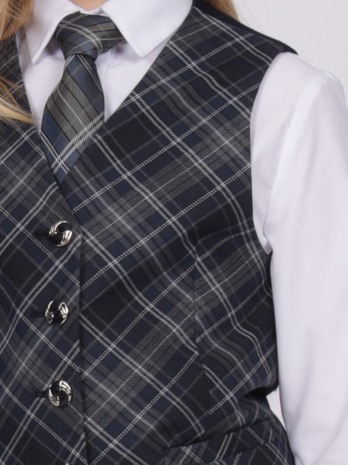 Жилет Sky Lake 2525 Рио комби синий - фото 3