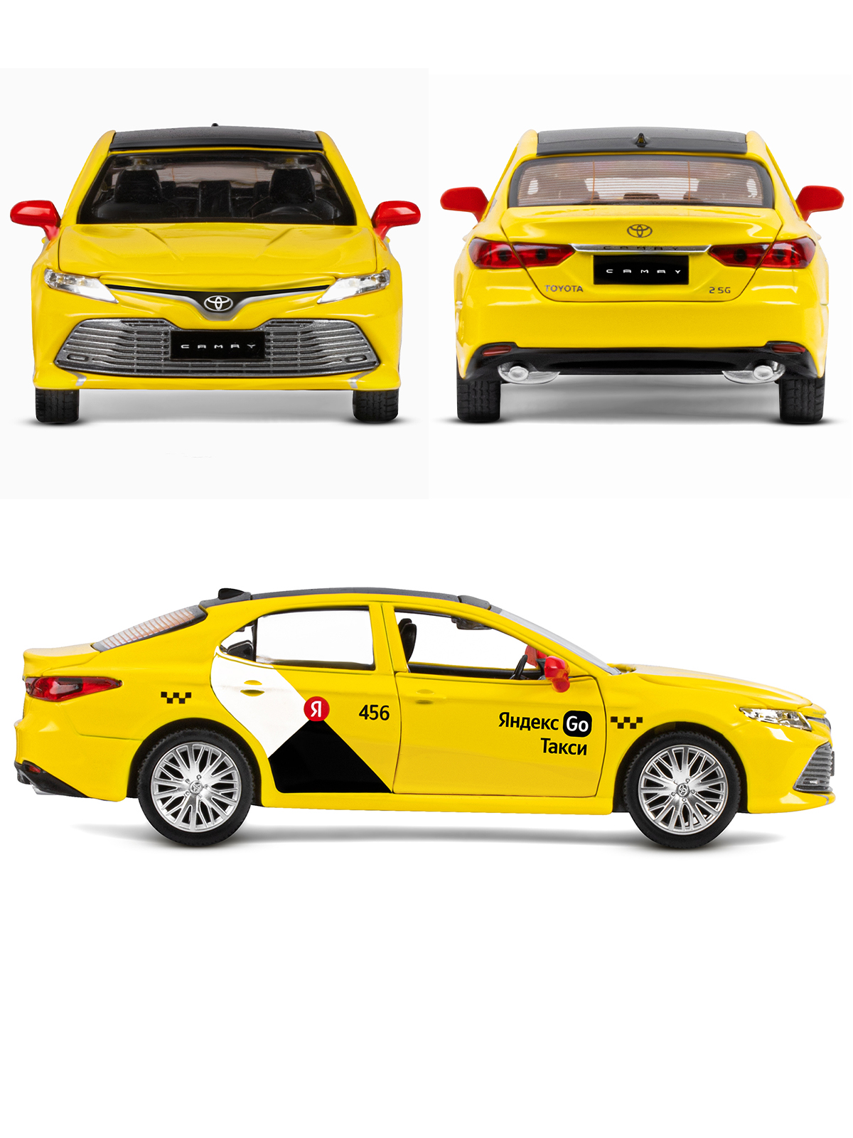 Автомобиль Яндекс GO Toyota Camry Такси озвучено Алисой 1:34 JB1251482 - фото 8