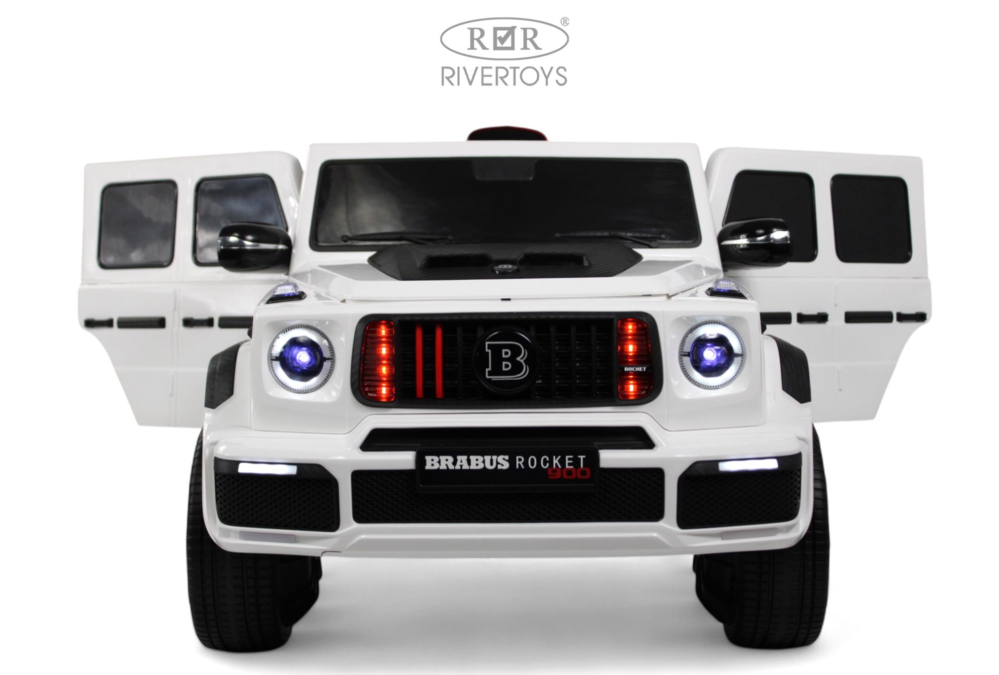 Электромобиль RIVERTOYS Mercedes Z999ZZ-WHITE С пультом ДУ - фото 5