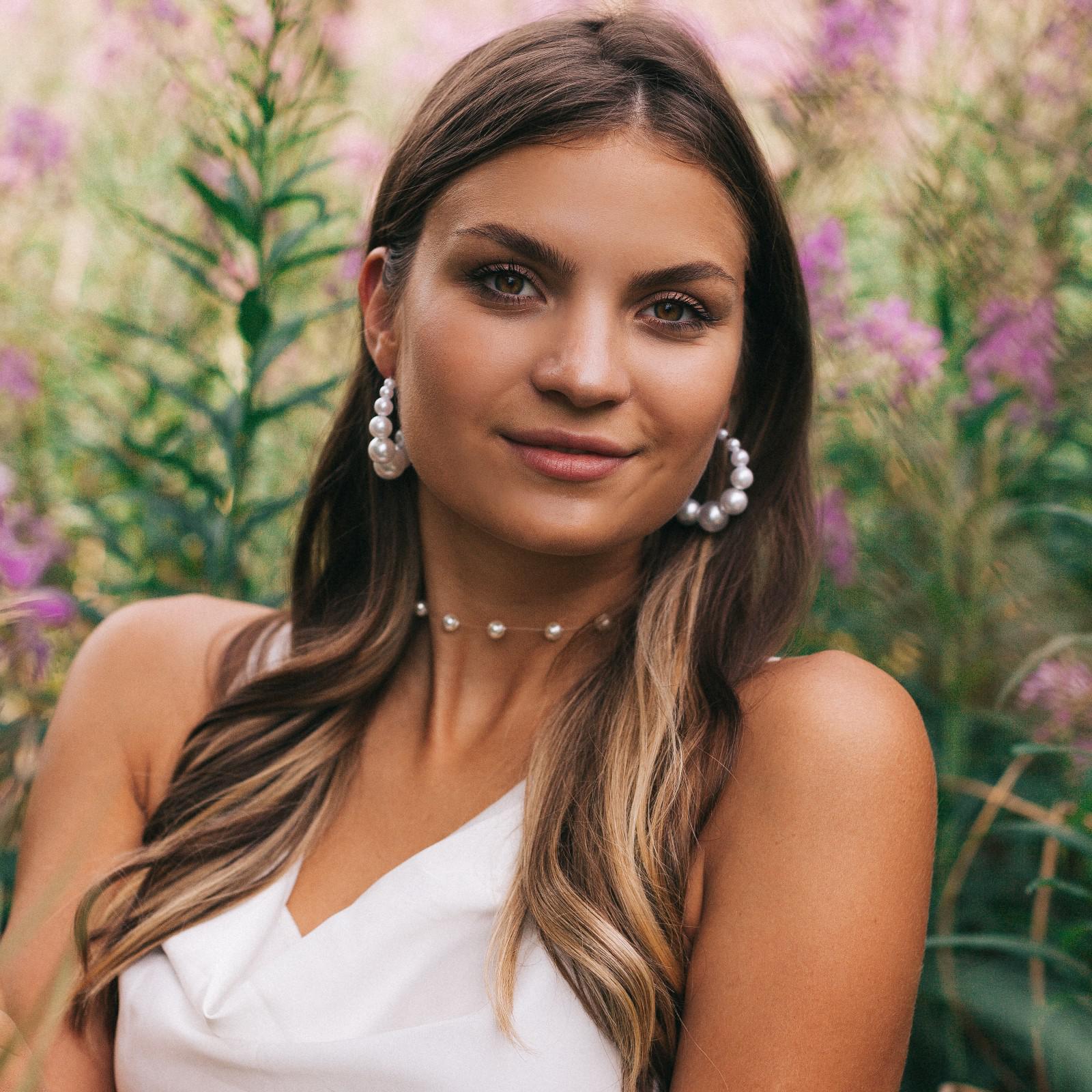 Бусы на леске «Жемчуг» шар №8, цвет молочный в серебре, L=30 см Queen fair 4782581 - фото 2