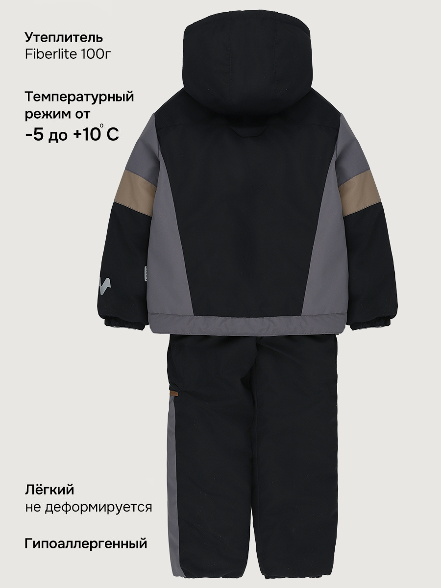 Костюм NIKASTYLE 7м2926 черный - фото 5