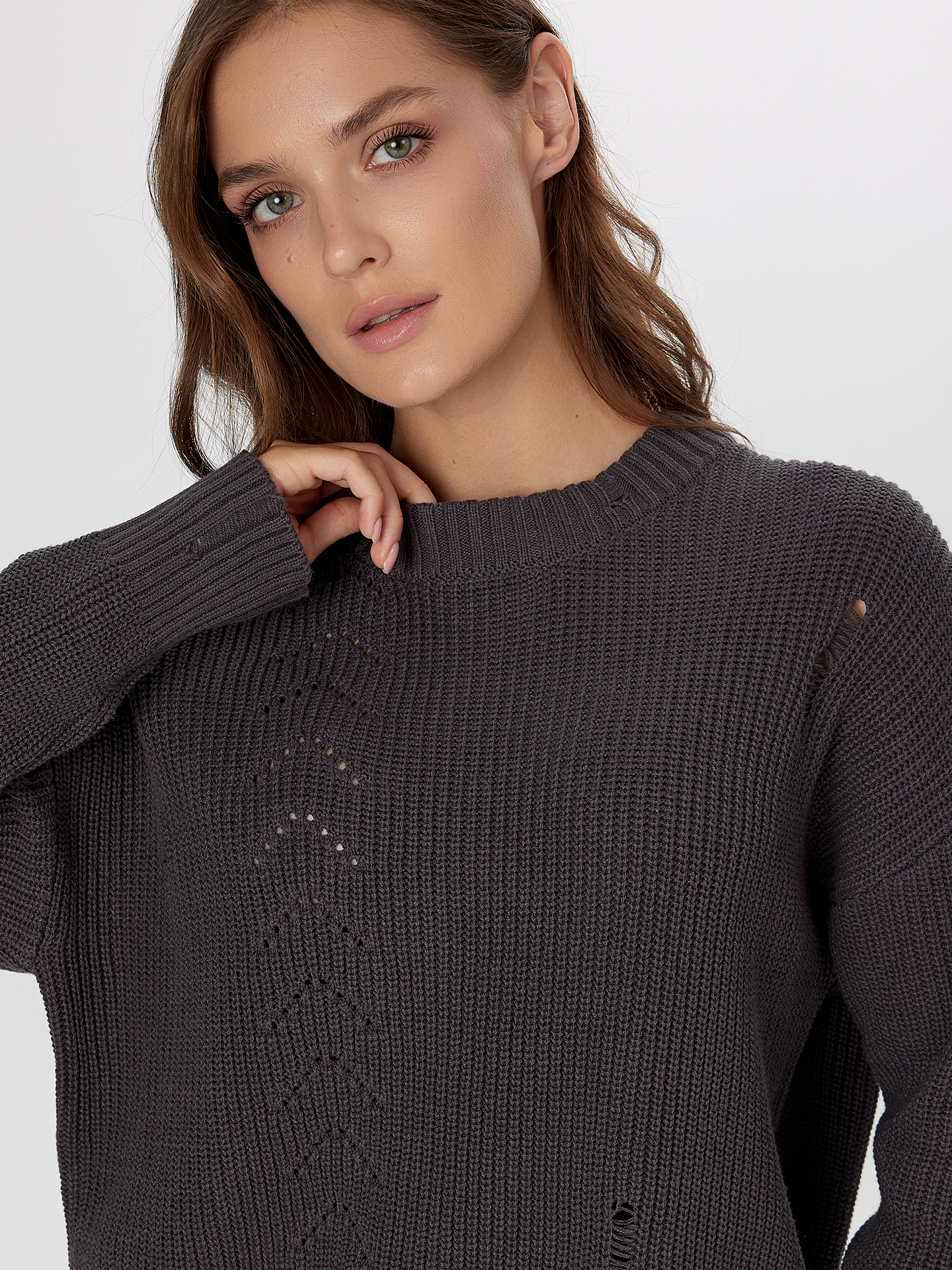 Джемпер Mark Formelle (Марк Формэль) 122632-1/серый - фото 3