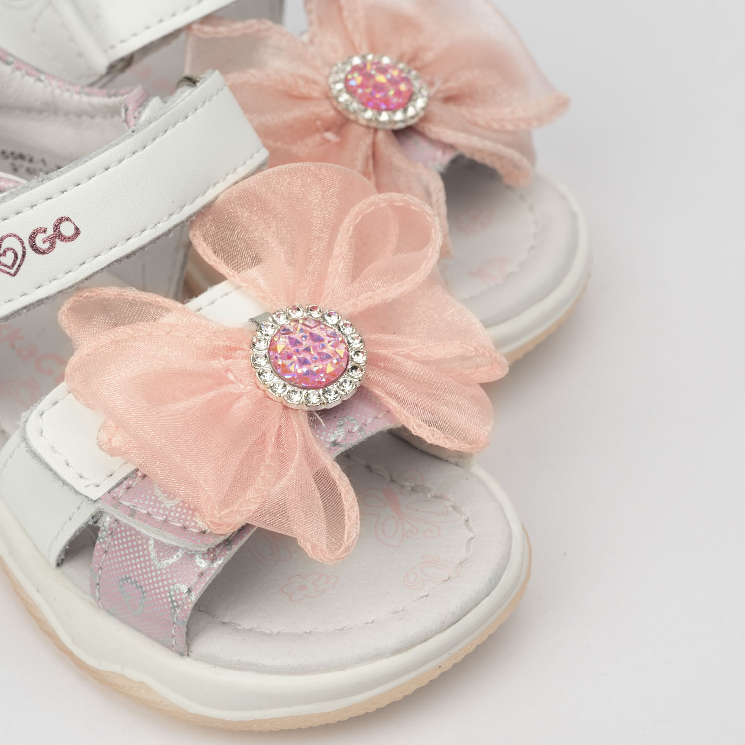 Босоножки TikkaGo 4J13_25582-1_white-pink - фото 3