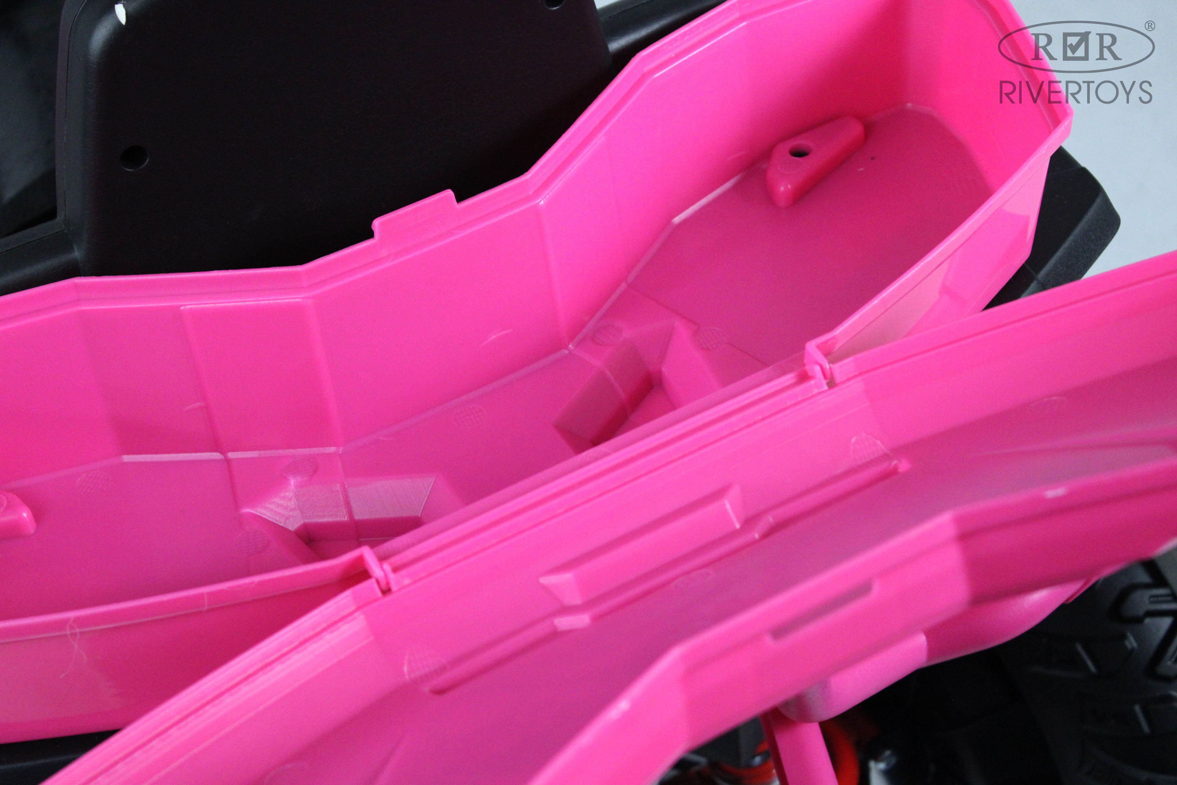 Электромобиль RIVERTOYS Z111ZZ-NEW-PINK С пультом ДУ - фото 5