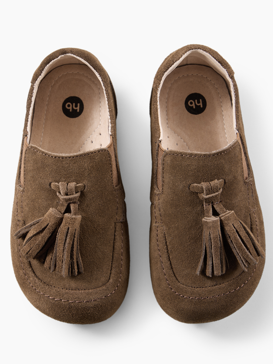 Лоферы Happy Baby 86705_темно-коричневый - фото 3