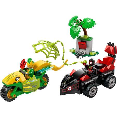 Конструктор LEGO Marvel Super Heroes Дино-гонщики Спин и Электро блочный