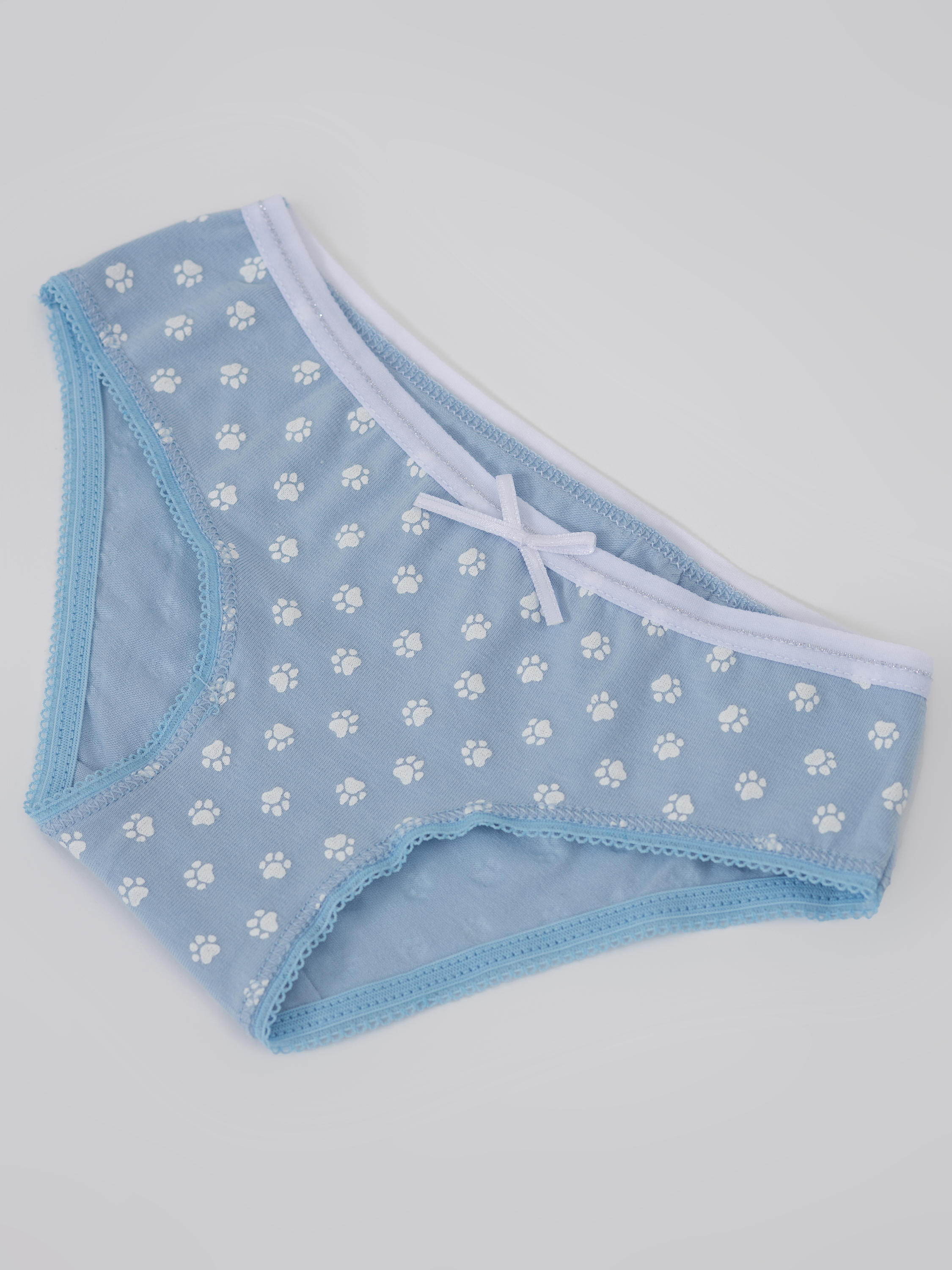 Трусы 3 шт Linas baby 1668-18 Голубой-Белый - фото 13