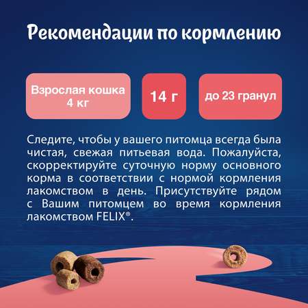 Лакомство для кошек Felix Веселая Охота ветчина-индейка 50г